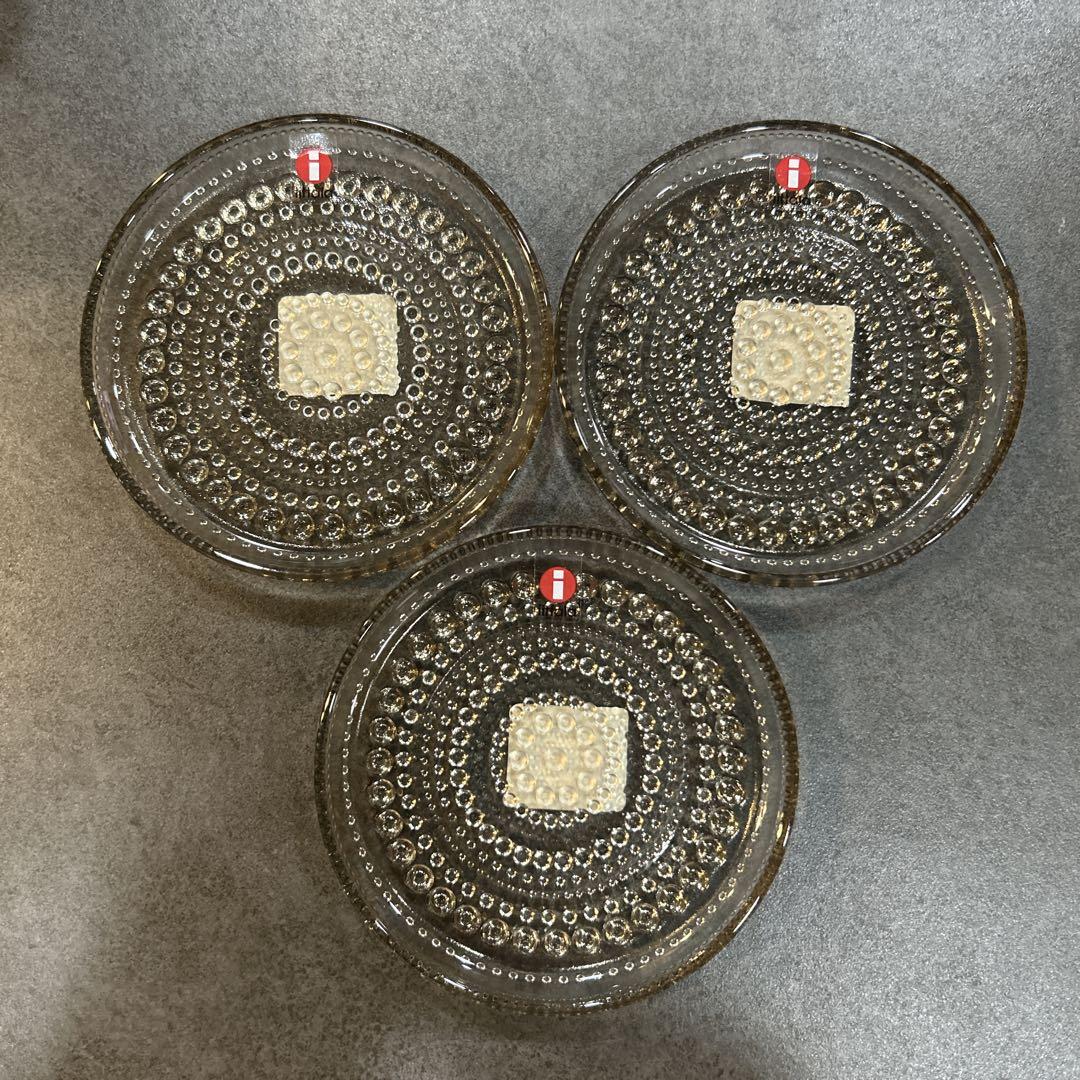 イッタラ　イッタラ / カステヘルミ プレート10cm リネン 3枚セット