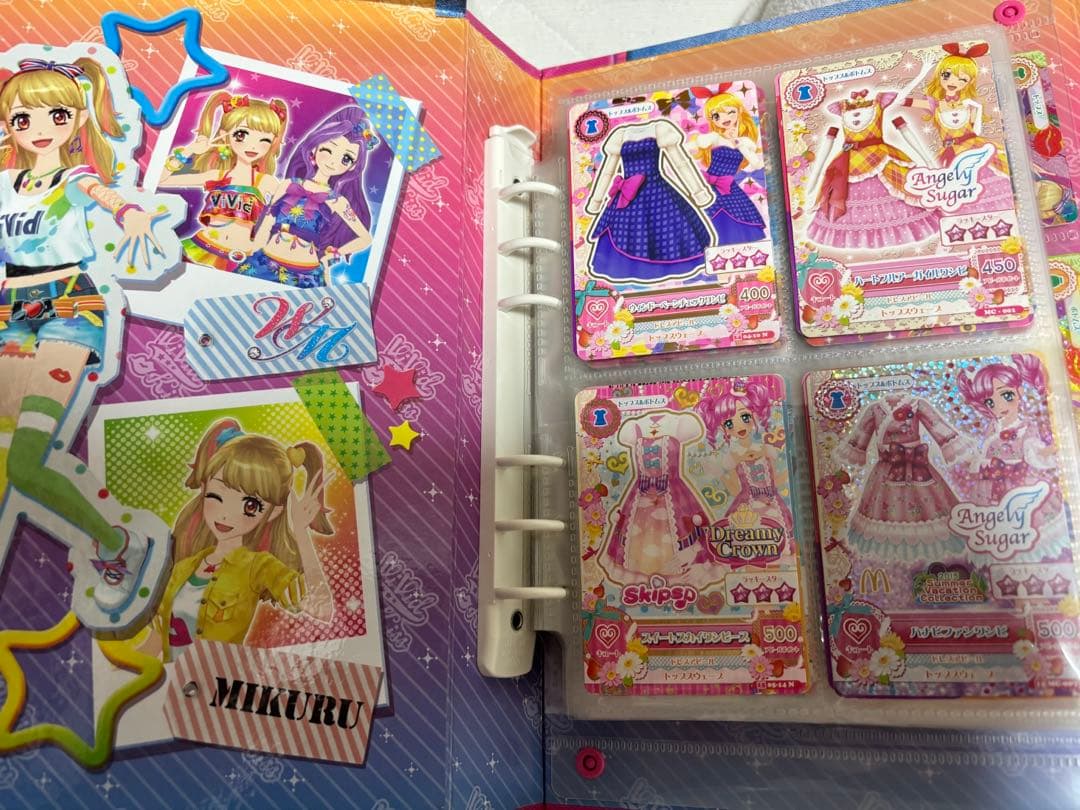 アイカツカードバインダー vivid kiss 夏樹みくる アイカツカード付き