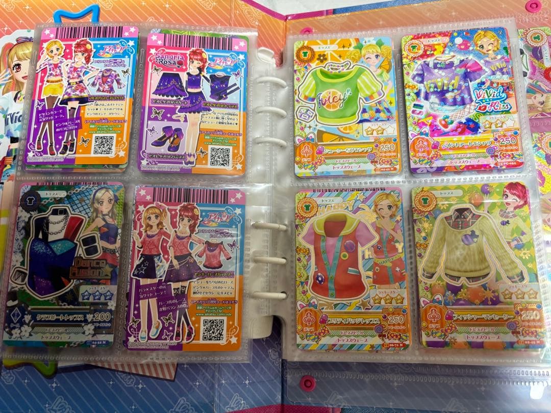 アイカツカードバインダー vivid kiss 夏樹みくる アイカツカード付き