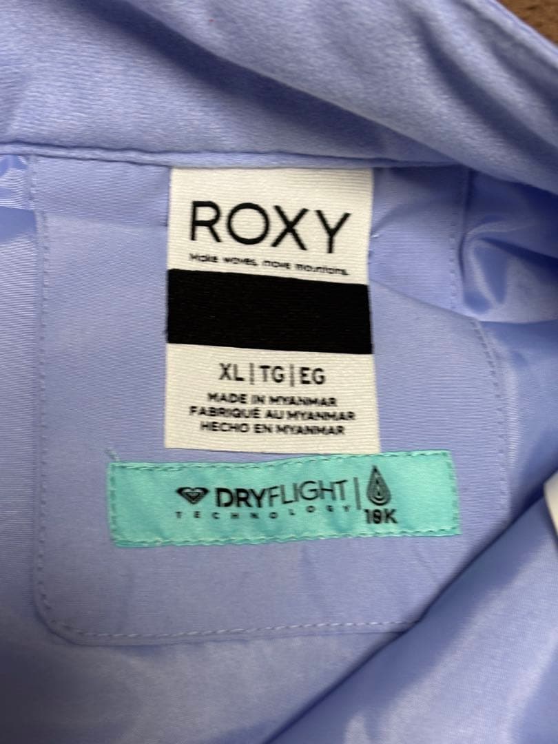 ✨新品未使用タグ付き✨ROXYロキシー スノーボードウェア 紫 ライトブルーXL
