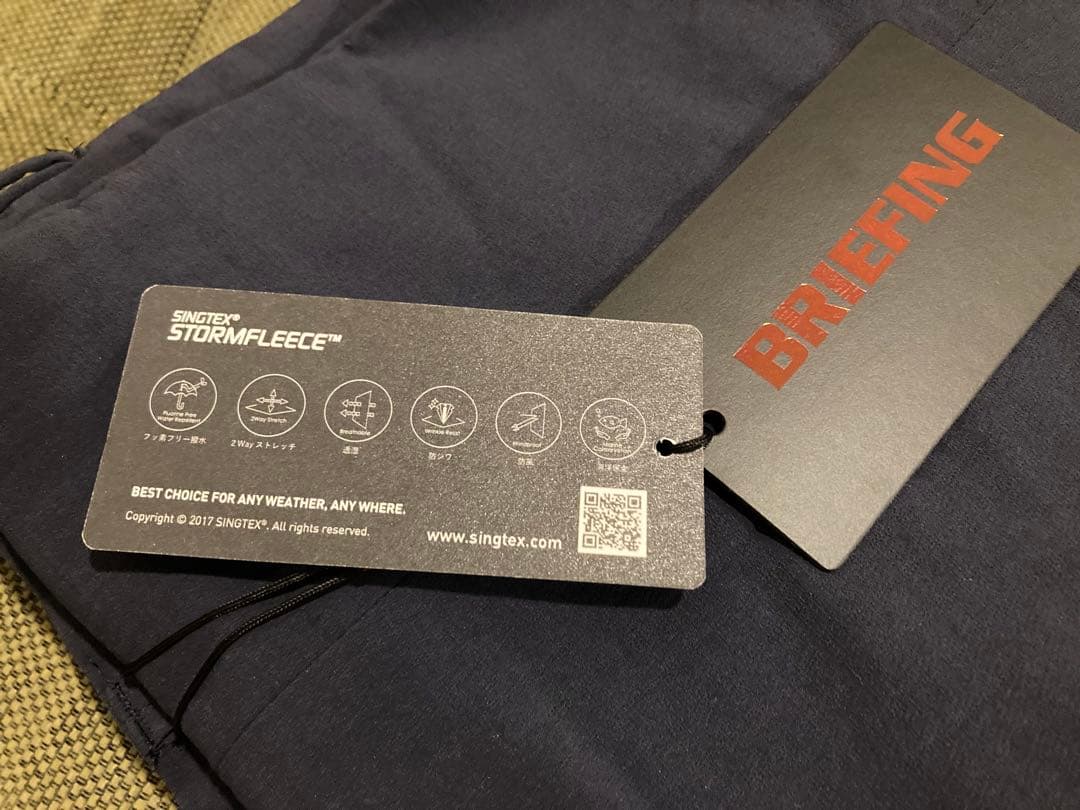 【新品】ブリーフィング BRIEFING テーパードフリースパンツ S