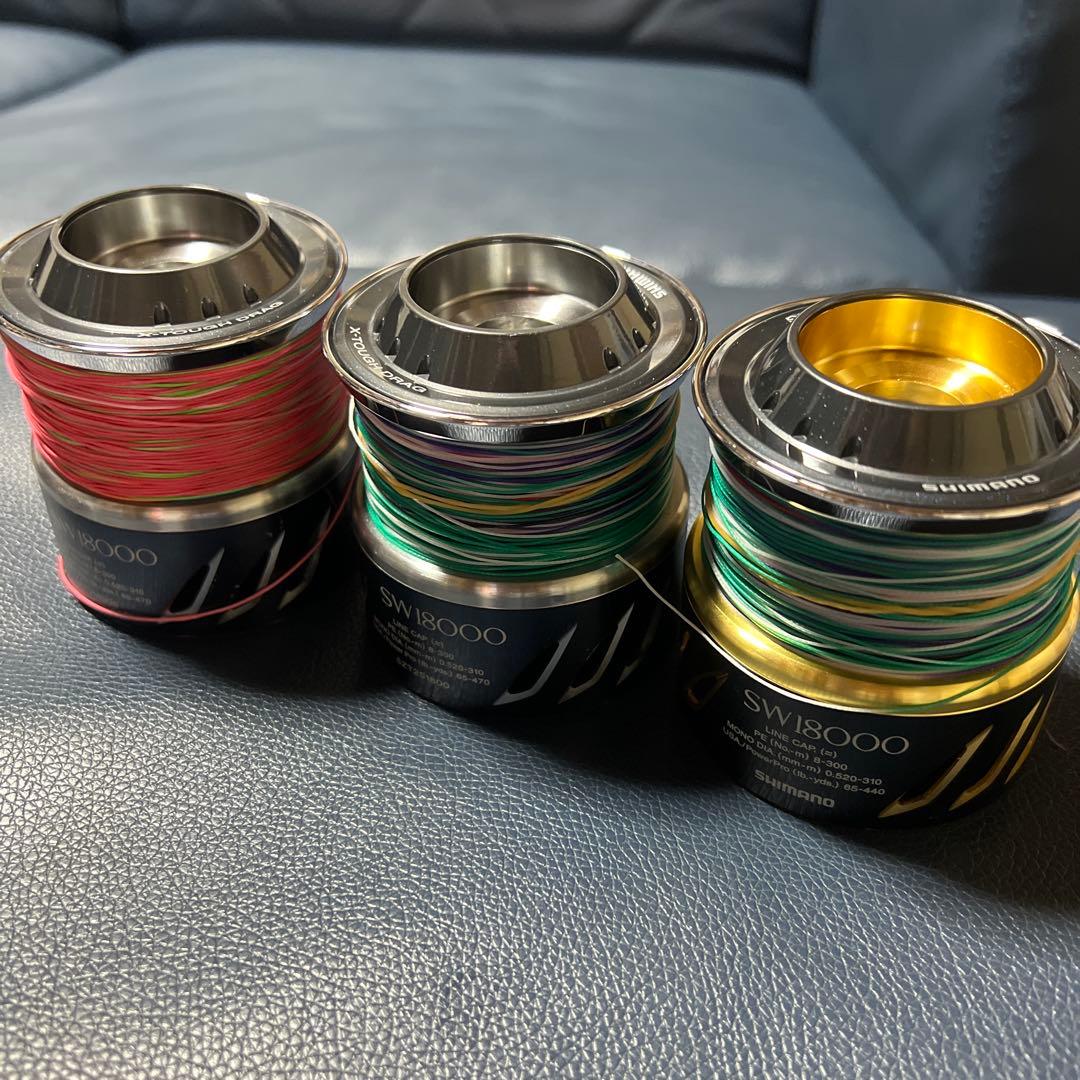 SHIMANO SW18000 スピニングリール　7点