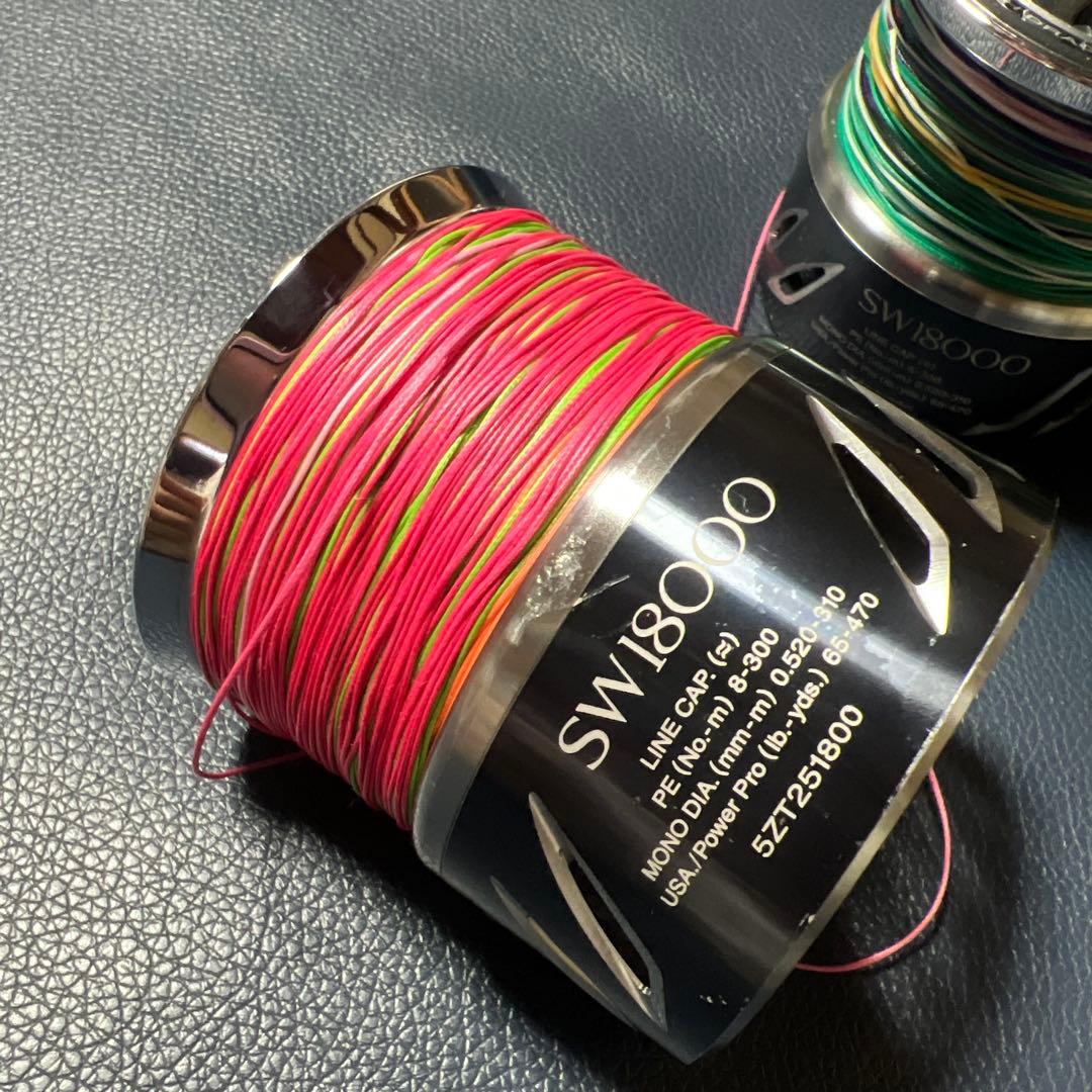 SHIMANO SW18000 スピニングリール　7点
