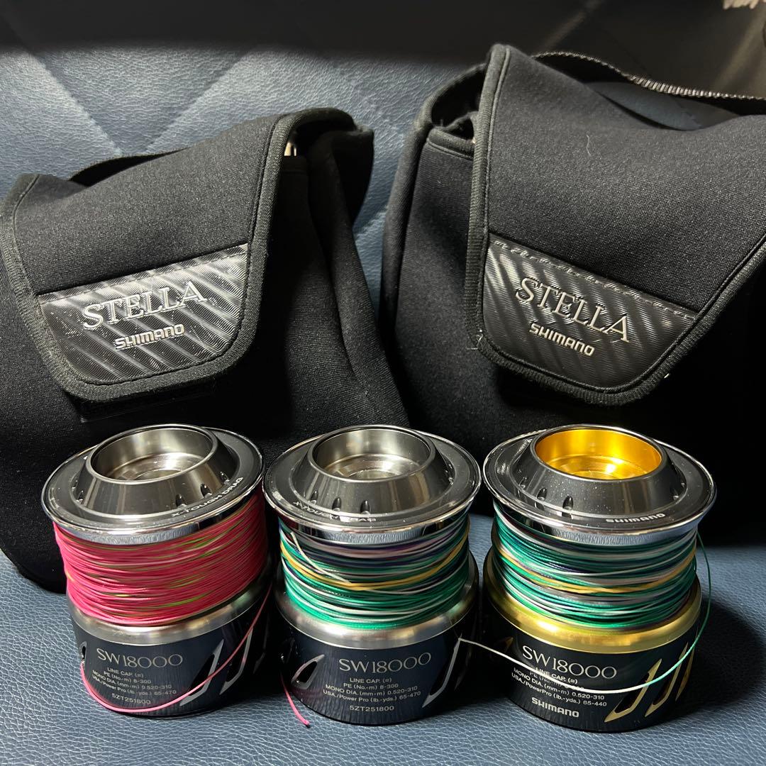 SHIMANO SW18000 スピニングリール　7点