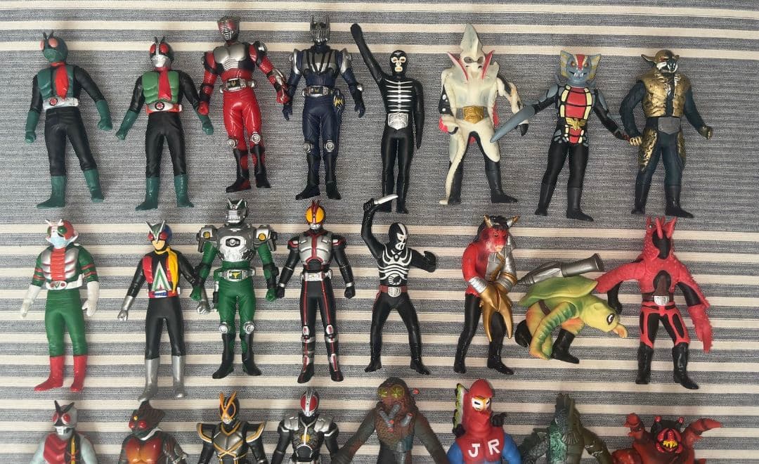 仮面ライダー　ソフビ道　コンプセット