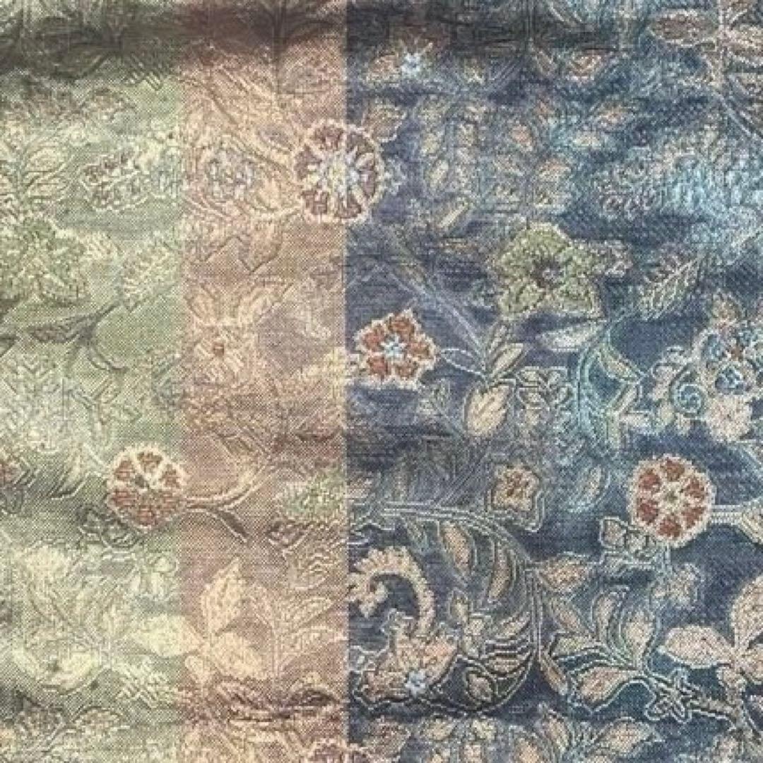 table runner 「金彩更紗」A 帯リメイク　リバーシブル　正絹