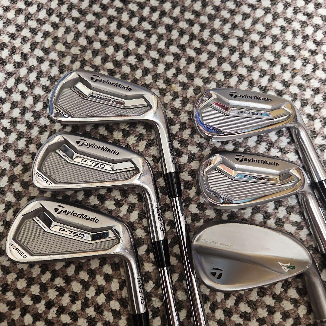 TaylorMade P750 TOUR PROTO 5番～9 MG4 46度