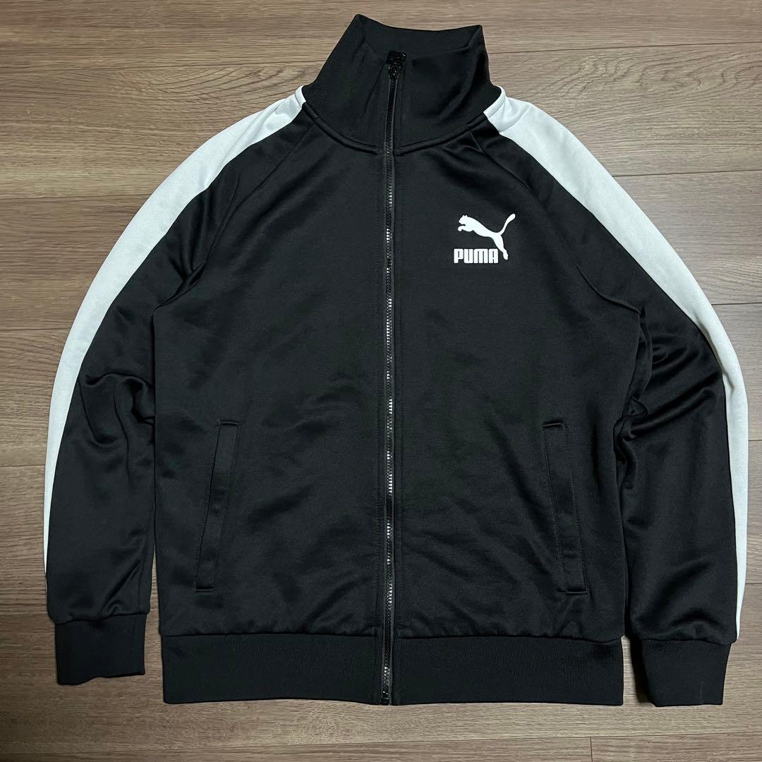PUMA プーマ トラックジャケット 黒 y2k M ハイネック BTS着用