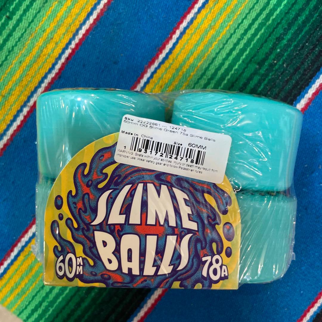 SLIME BALLS スケートボードウィール 60mm 78A