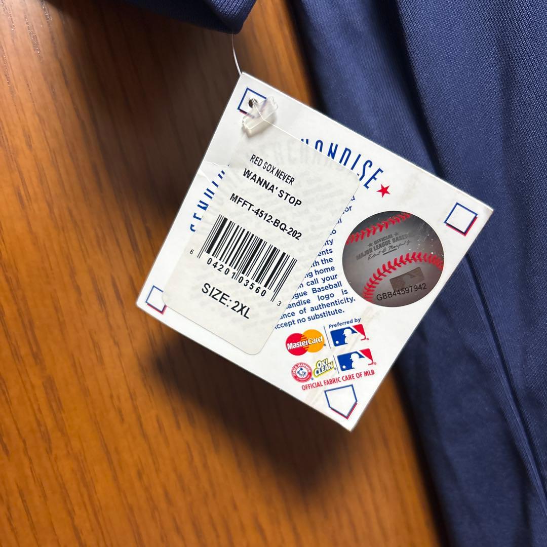 新品未使用タグ付きRED SOX Majestic ユニフォーム 2XL 半袖