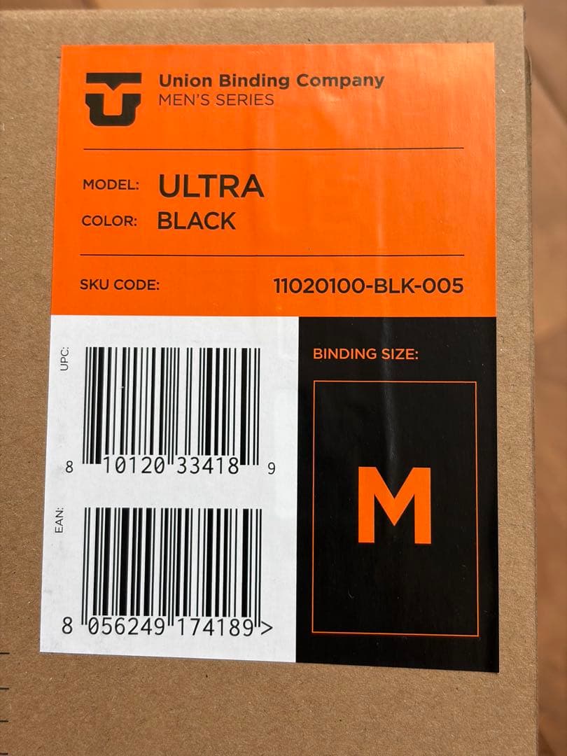 25-26 union binding ultra サイズM