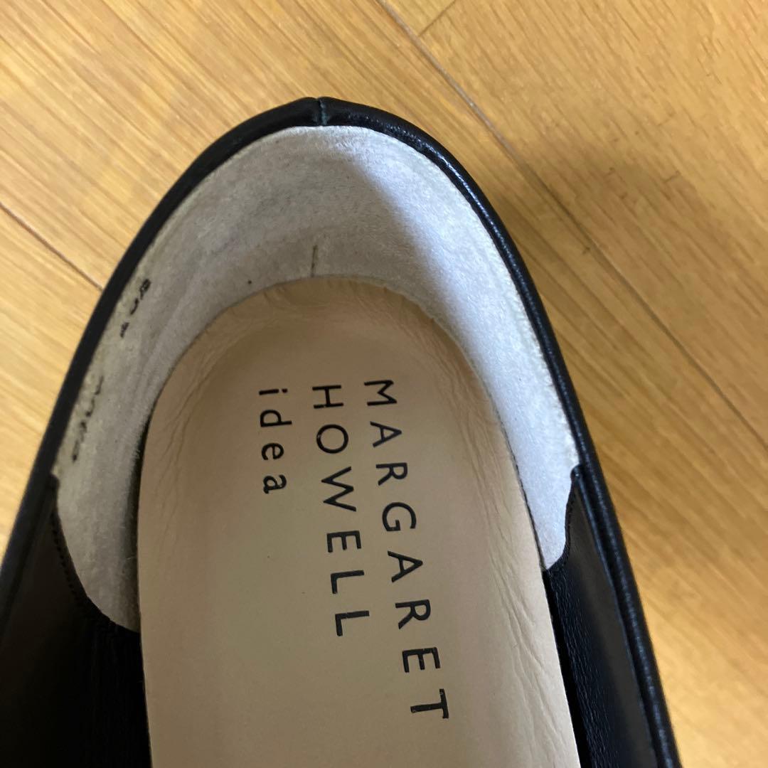 MARGARET HOWELL ブラックシューズ 25.5cm