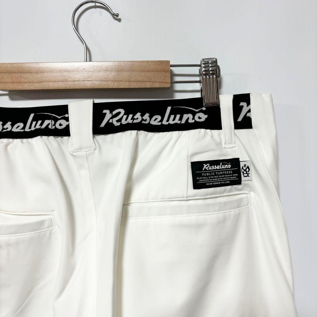 ラッセルノ ゴルフ ストレッチ スキニー カーゴ ロングパンツ ホワイト XL6