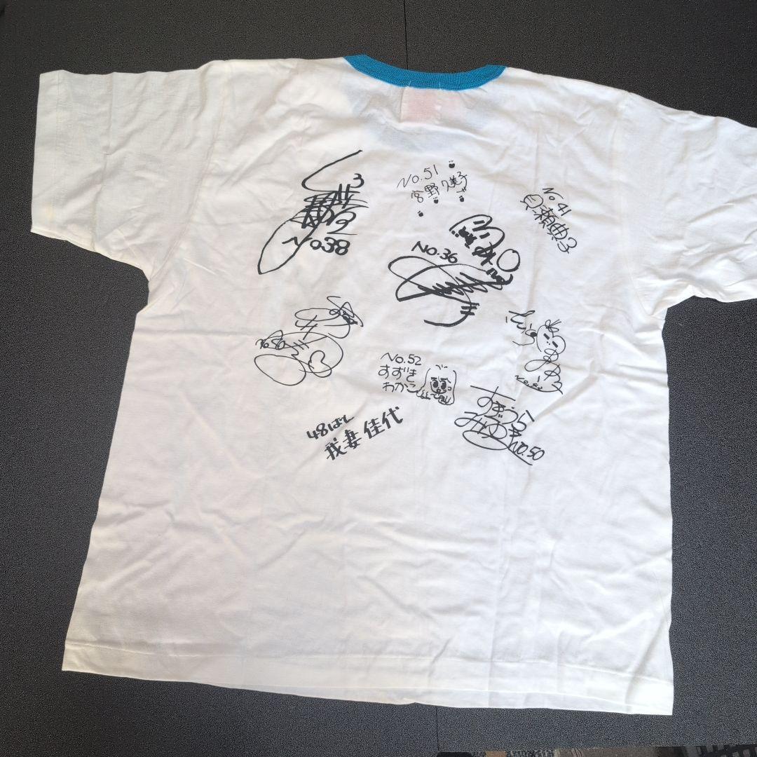 HIP'S ROAD　おニャン子クラブ　プリントサイン入り　Tシャツ　当時物！