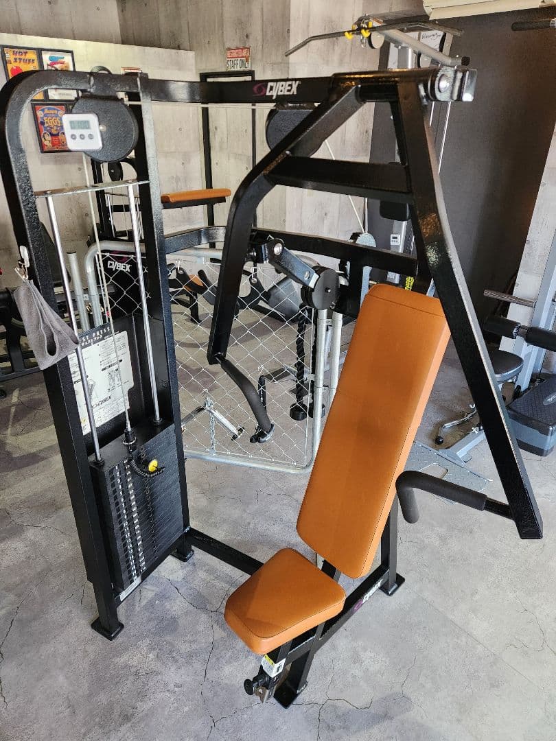 埼玉県　Cybex チェストプレス　ウエイトトレーニングマシン