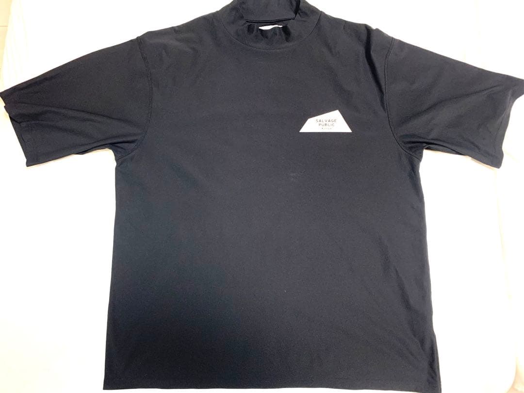 【美品】サルベージパブリック コレパ モックネック Tシャツ