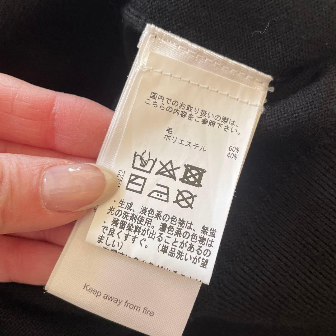J.LINDEBERG ジェイリンドバーグ 長袖ニットセーターブラック