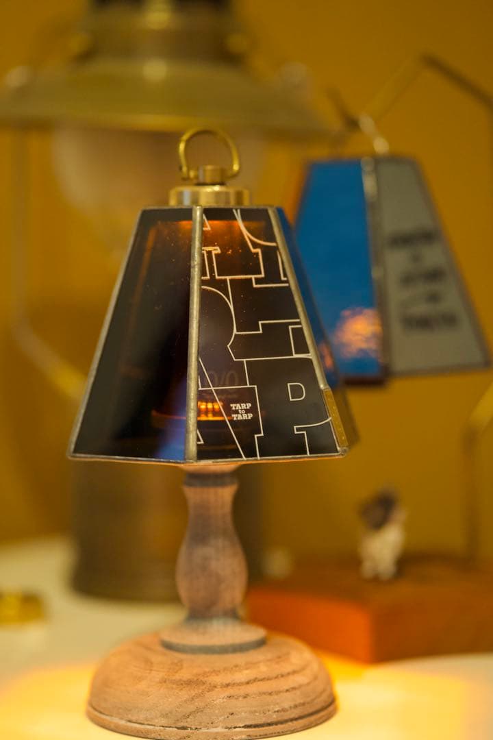 【新品】TARPtoTARP GLASS SHADE & WOOD STAND