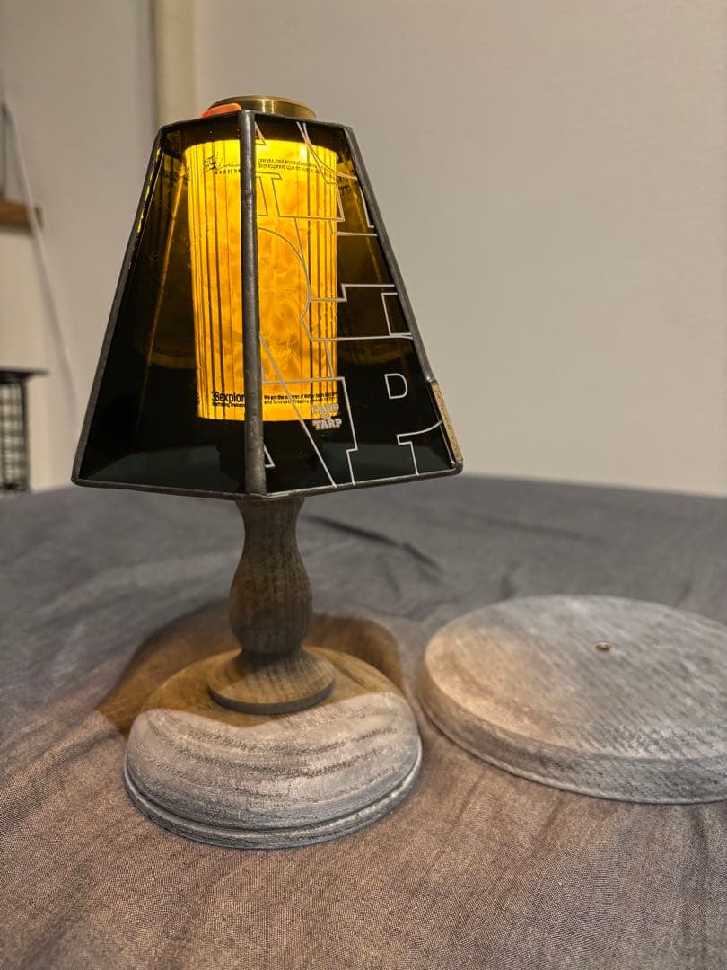 【新品】TARPtoTARP GLASS SHADE & WOOD STAND