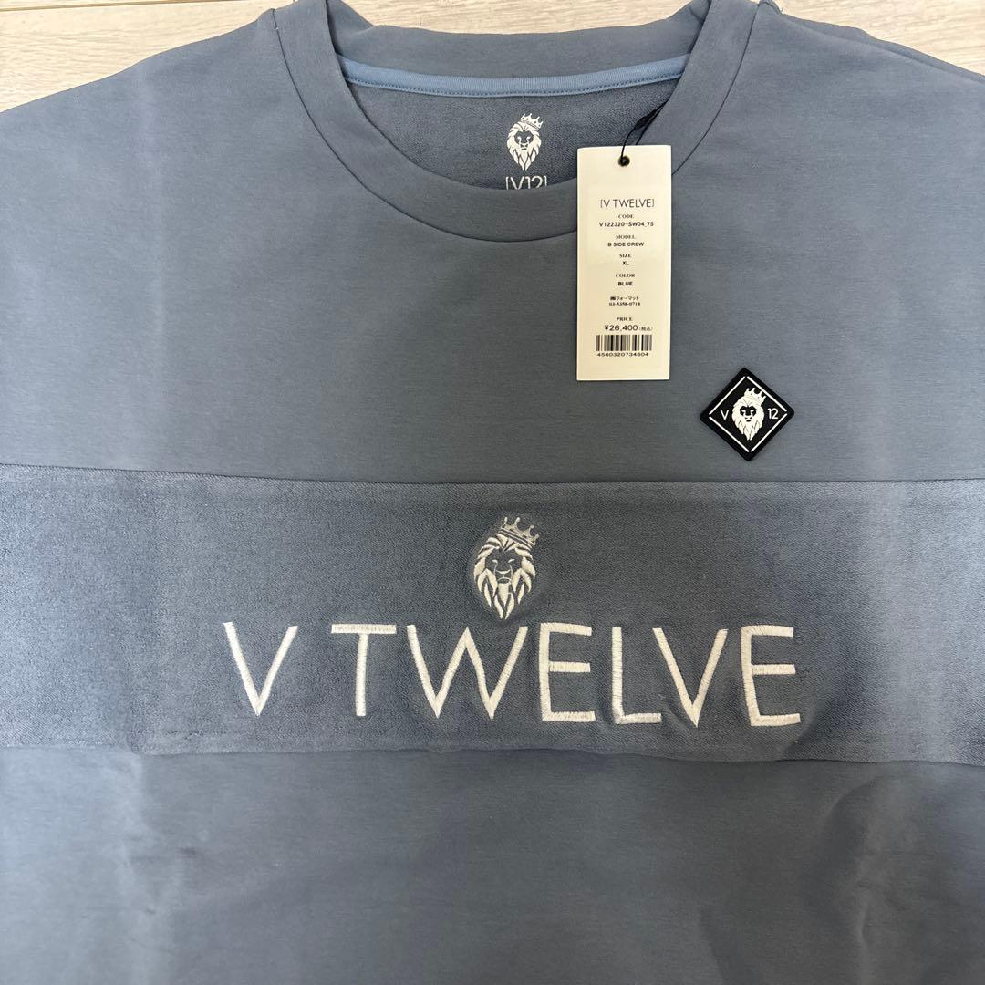 【新品】V TWELVE メンズ　トレーナー　定価26400円