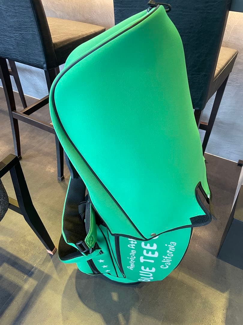 BLUE TEE GOLF グリーンキャディバッグ