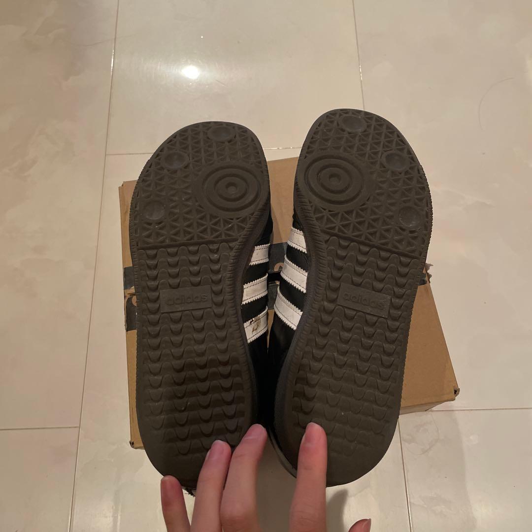adidas sambaブラック/ホワイト 27cm