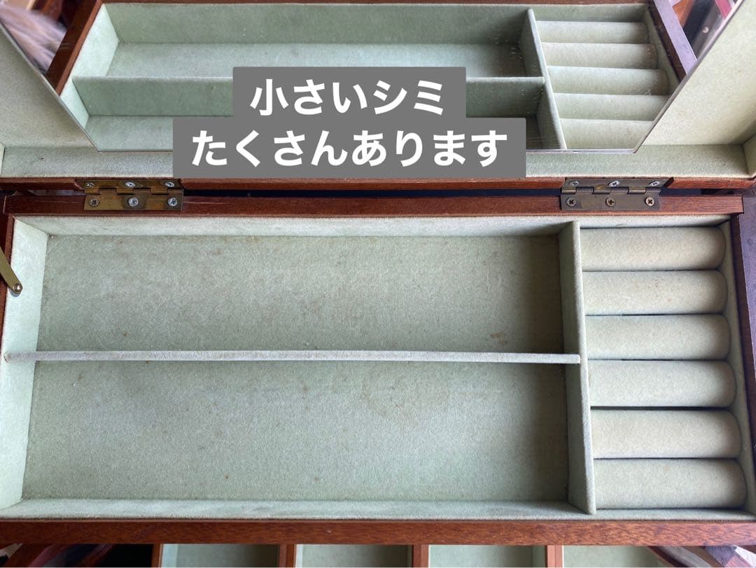 ジュエリーケース オルゴール 小物入れ アンティーク 当時物 昭和レトロ