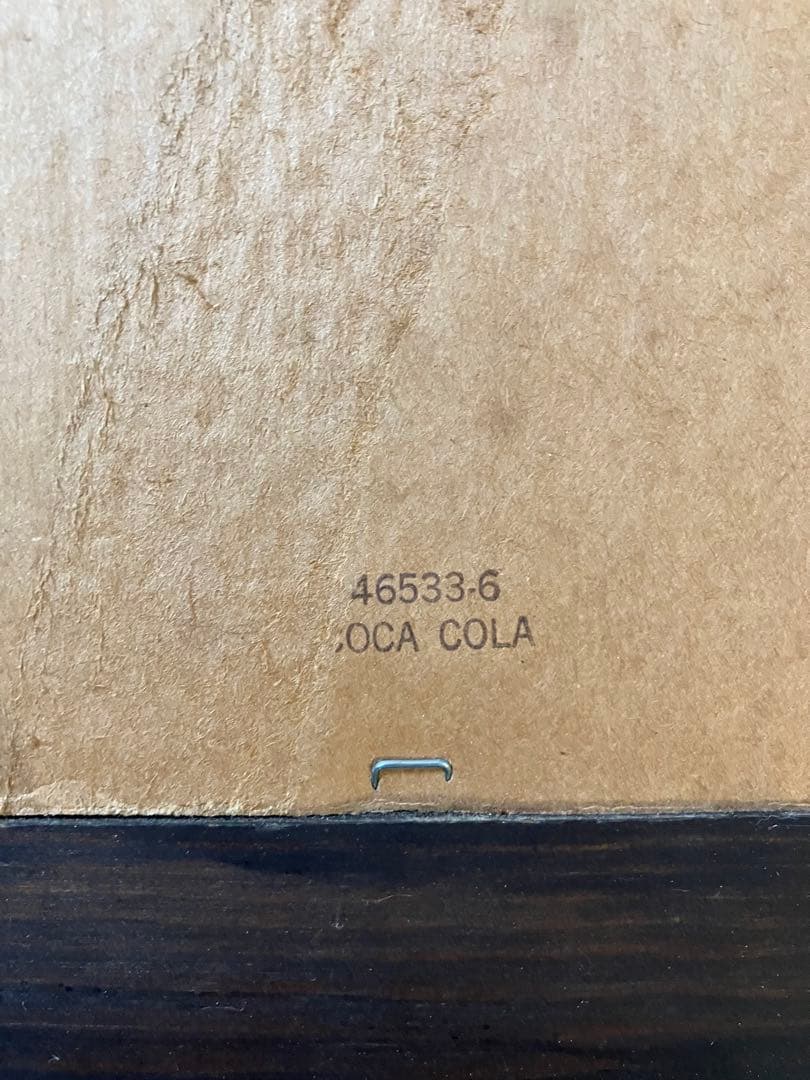 Coca-Cola ヴィンテージ広告 フレーム付き当時物パブミラー