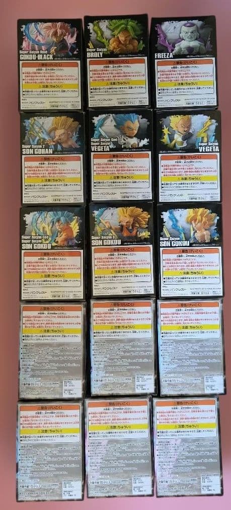 【未開封品】ドラゴンボール超ワールドコレクタブルフィギュア15点コンプリート