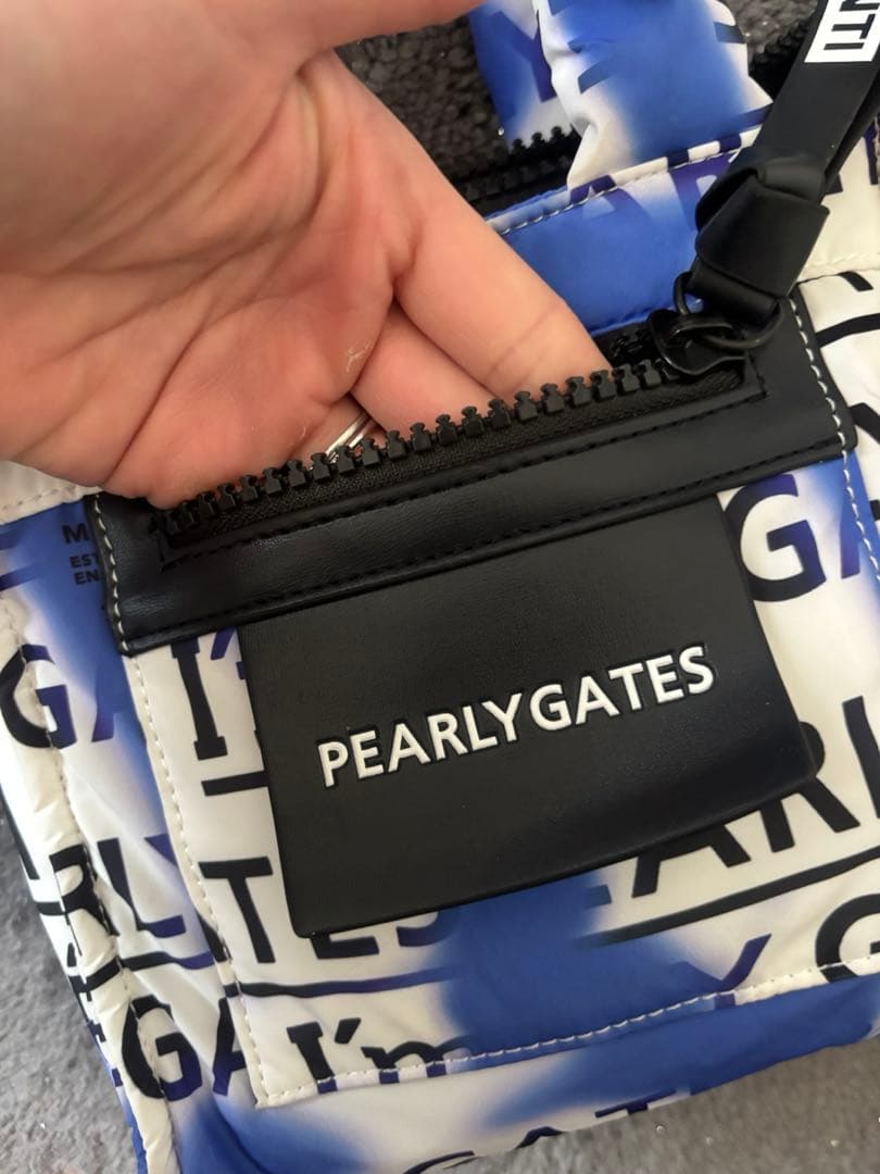 PEARLY GATES ゴルフバッグ 青白/ショルダー