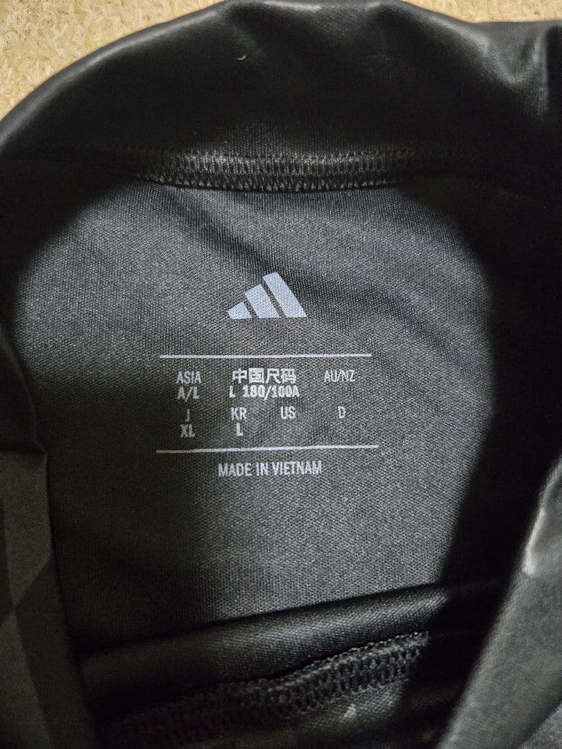美品 adidas golf モックネック ブラック サイズXL