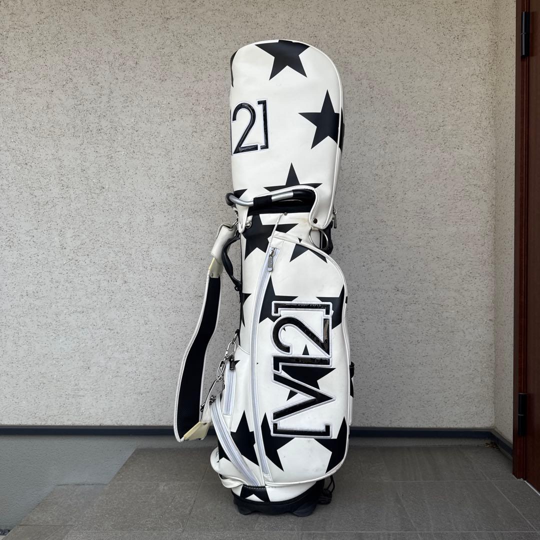 ☆*☆様 V12⭐️スター柄 スタンドキャディバッグ ホワイト