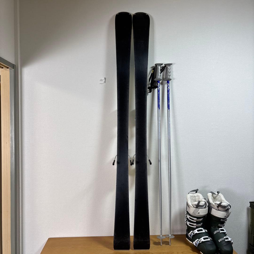 Rossignolレディーススキーセットストック付 24〜24.5cm 初心向