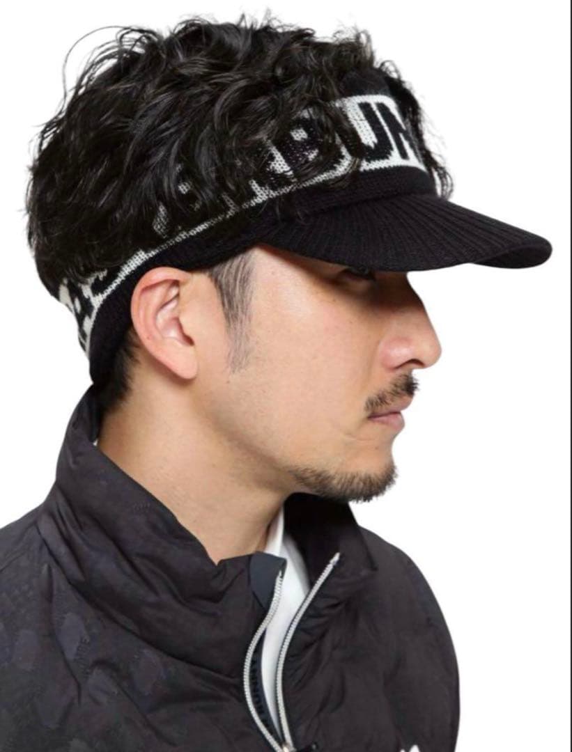 新品 マスターバニー 3WAYニットキャップ ニット帽 サンバイザー グレー