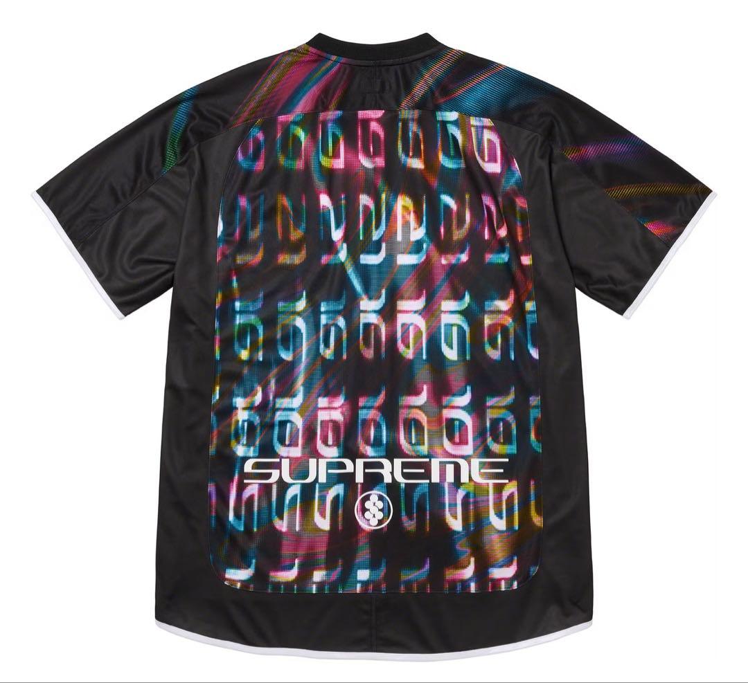 SUPREME サッカーシャツ ブラック