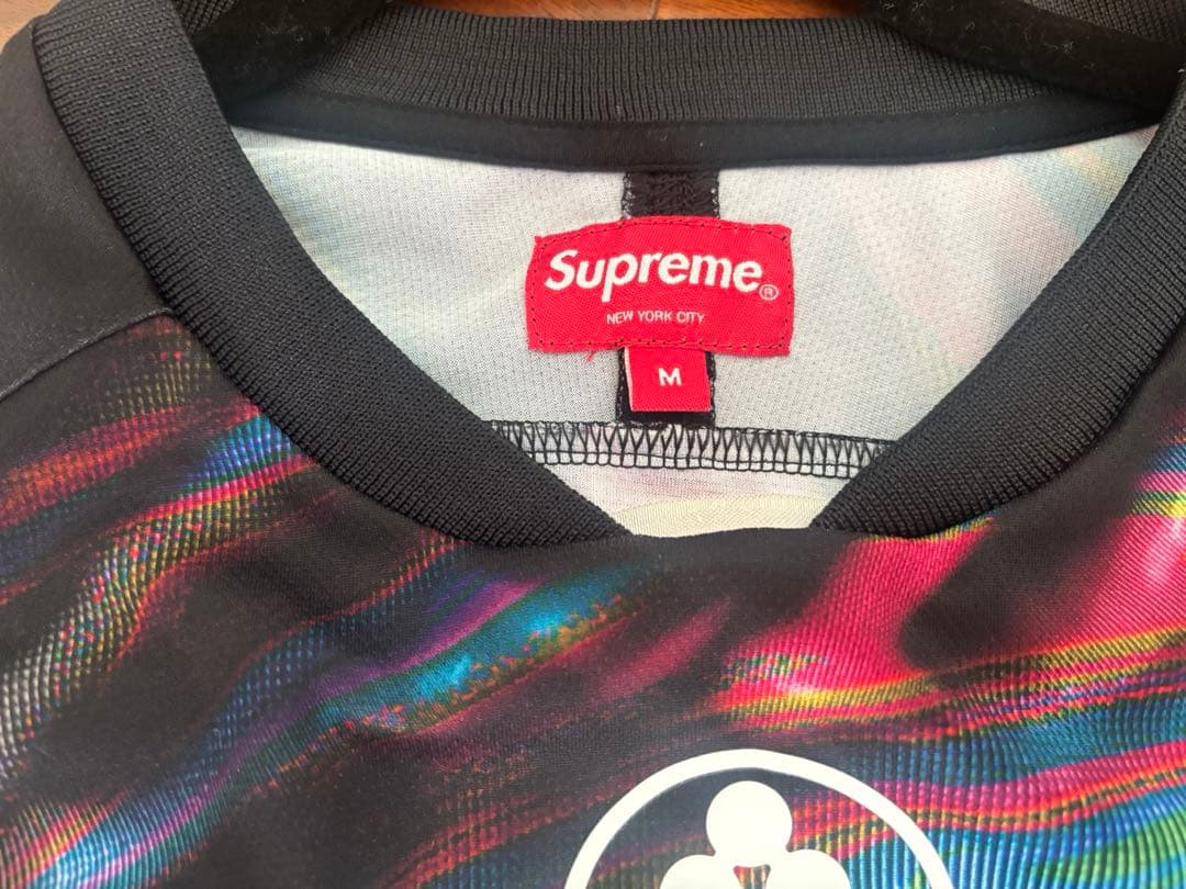 SUPREME サッカーシャツ ブラック