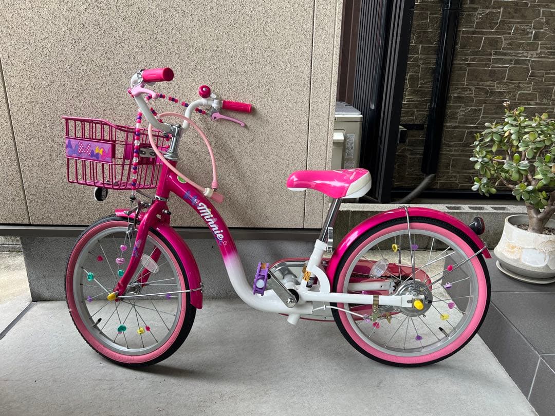 アイデス [ides] ミニーマウス 18インチ 子供用 自転車