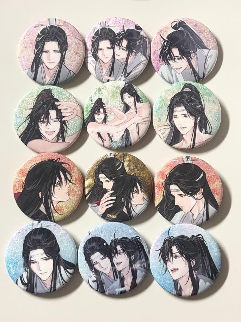 魔道祖師　AJ　アニメジャパン　缶バッジ コンプリートセット