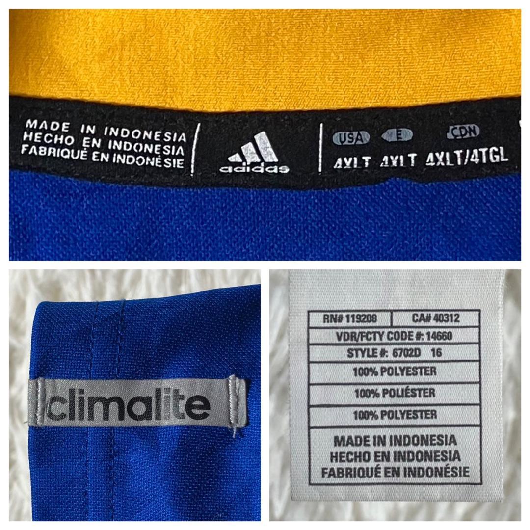 美品 アディダス UMCK 大学バスケ ウェア 練習着 4XL 大きいサイズ