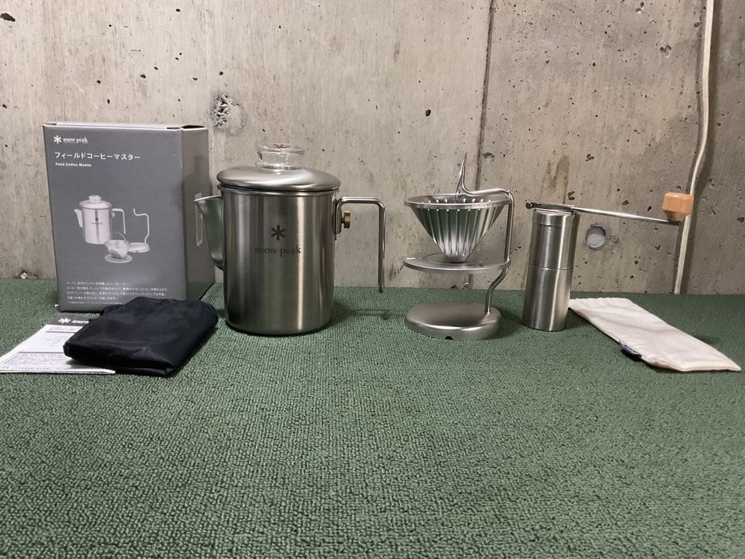 美品 フィールドコーヒーマスター ＆ フィールドバリスタミル スノーピーク