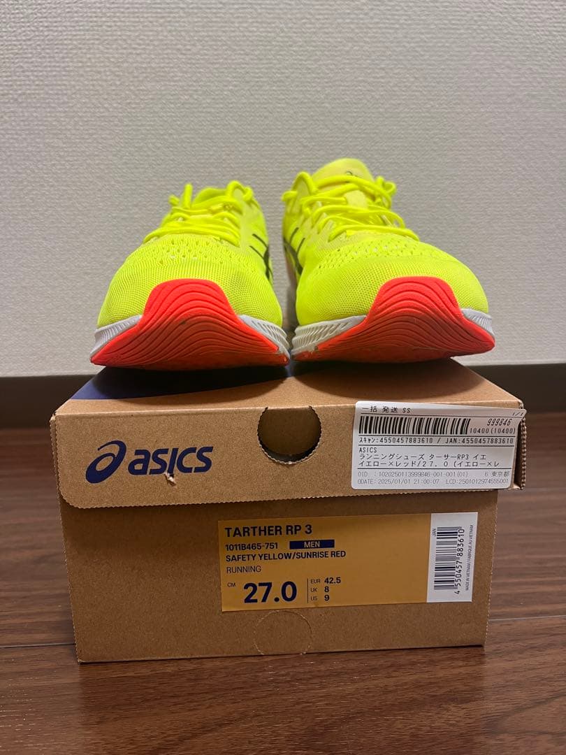 asics TARTHER RP 3 27.0cm ターサーRP3