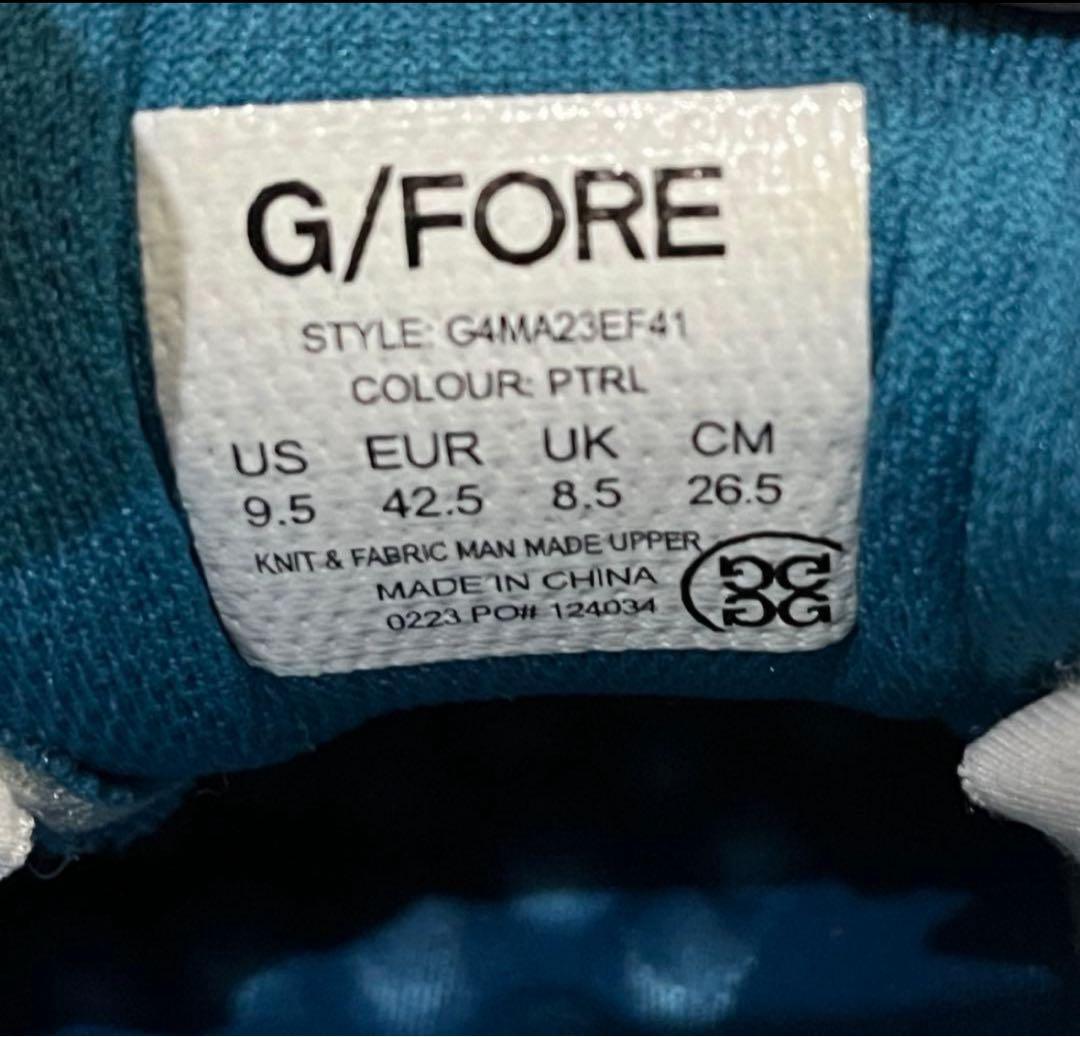【美品】G/FORE ジーフォア MG4X2 ゴルフシューズ 26.5cmブルー