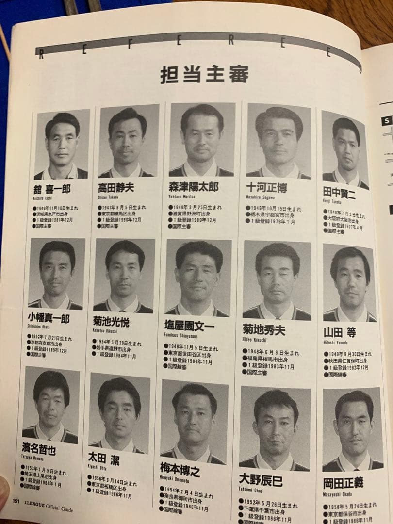 入手不可能！1993Ｊリーグ開幕サントリーシリーズ・オフィシャルガイドブック