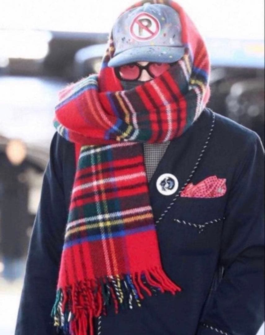 G-DRAGON ジードラゴン ジヨン GD マフラー 推し活 ジヨコス 韓国