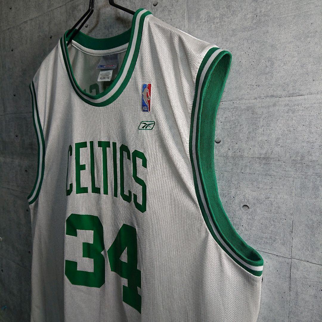 リーボック★NBA セルティックス ピアース ユニホーム バスケシャツ 白 XL