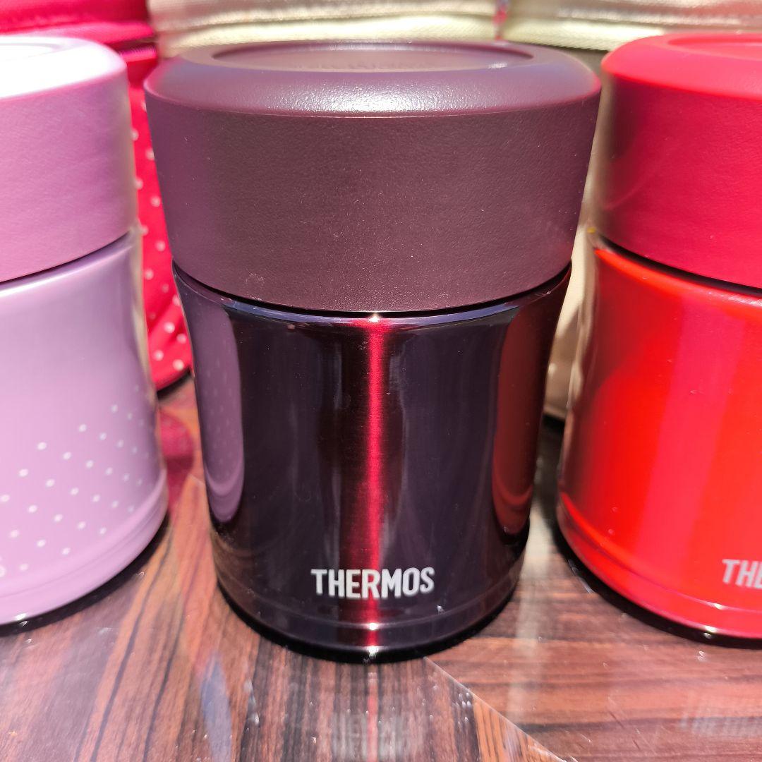 THERMOS スープジャー カラフル 6点セット ポーチ付き