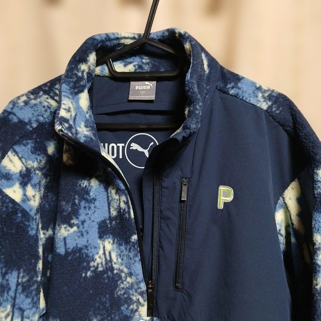 Puma フリースジャケット ネイビー