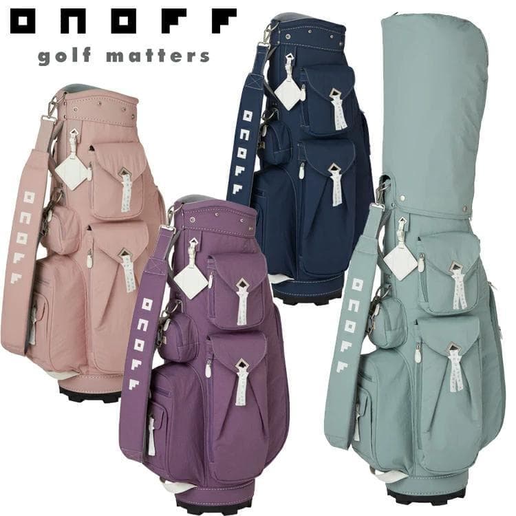 新品 ONOFF オノフ レディース キャディバッグ OB0726 ネイビー