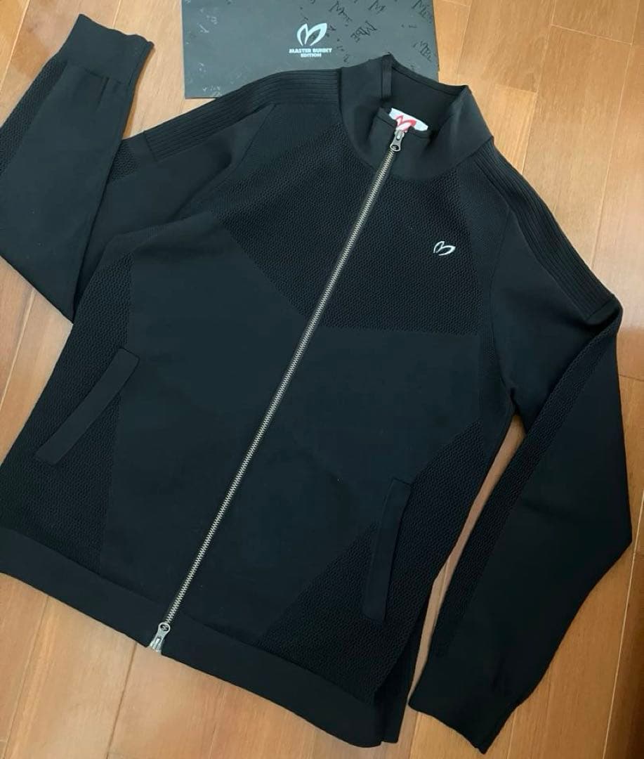 ⭐️美品⭐️マスターバニー　テックニットブルゾン　モックネック　黒