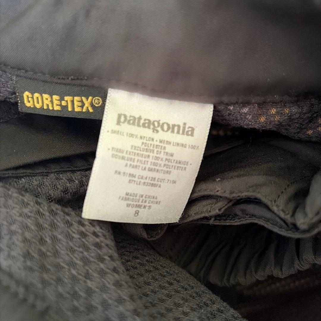 半額にしました　patagonia スノーボードパンツ 黒 希少サイズ